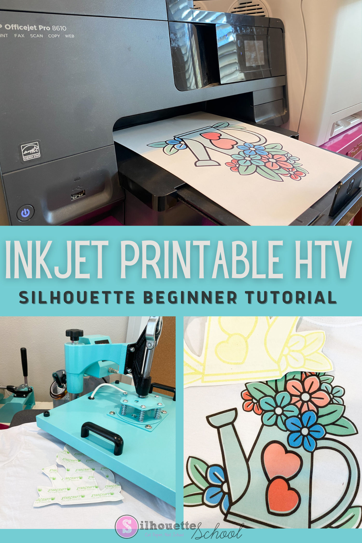 How To Use Starcraft Inkjet Printable Heat Transfer (Htv) For in Starcraft Printable Heat Transfer Vinyl