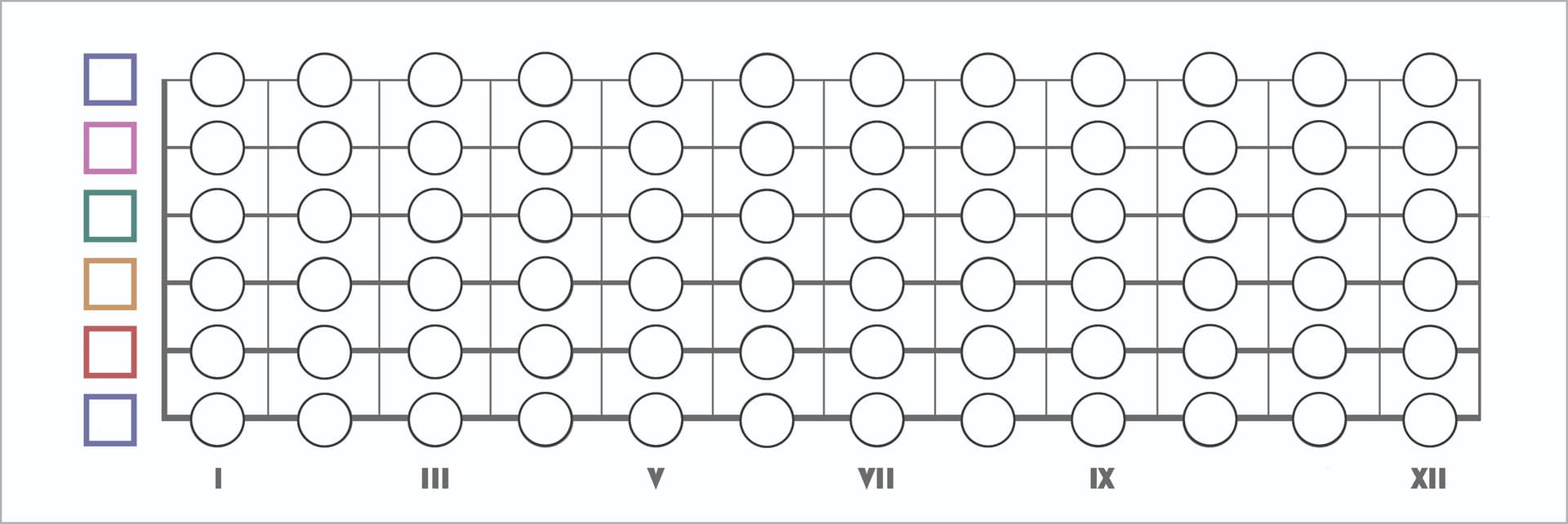 I Made An Empty Fretboard Diagram To Practice Notes On Fretboard pertaining to Free Printable Guitar Fretboard Diagram