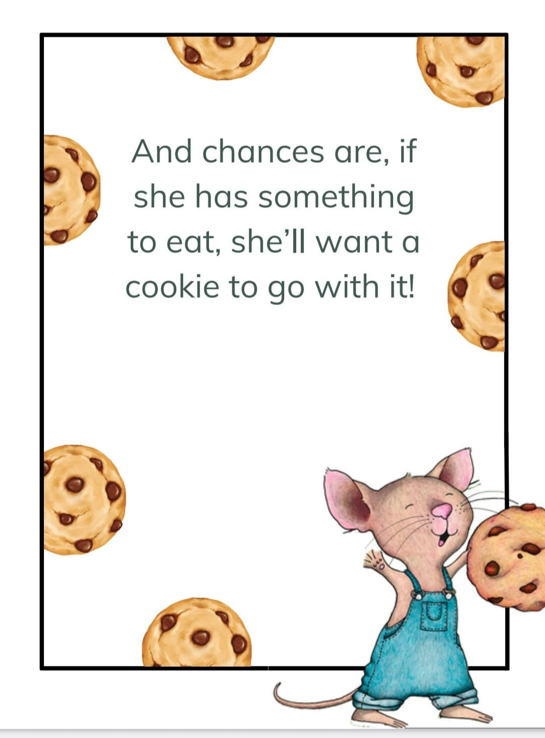 If You Give Your Teacher A Cookie - Etsy in If You Give A Mouse A Cookie Printable Book