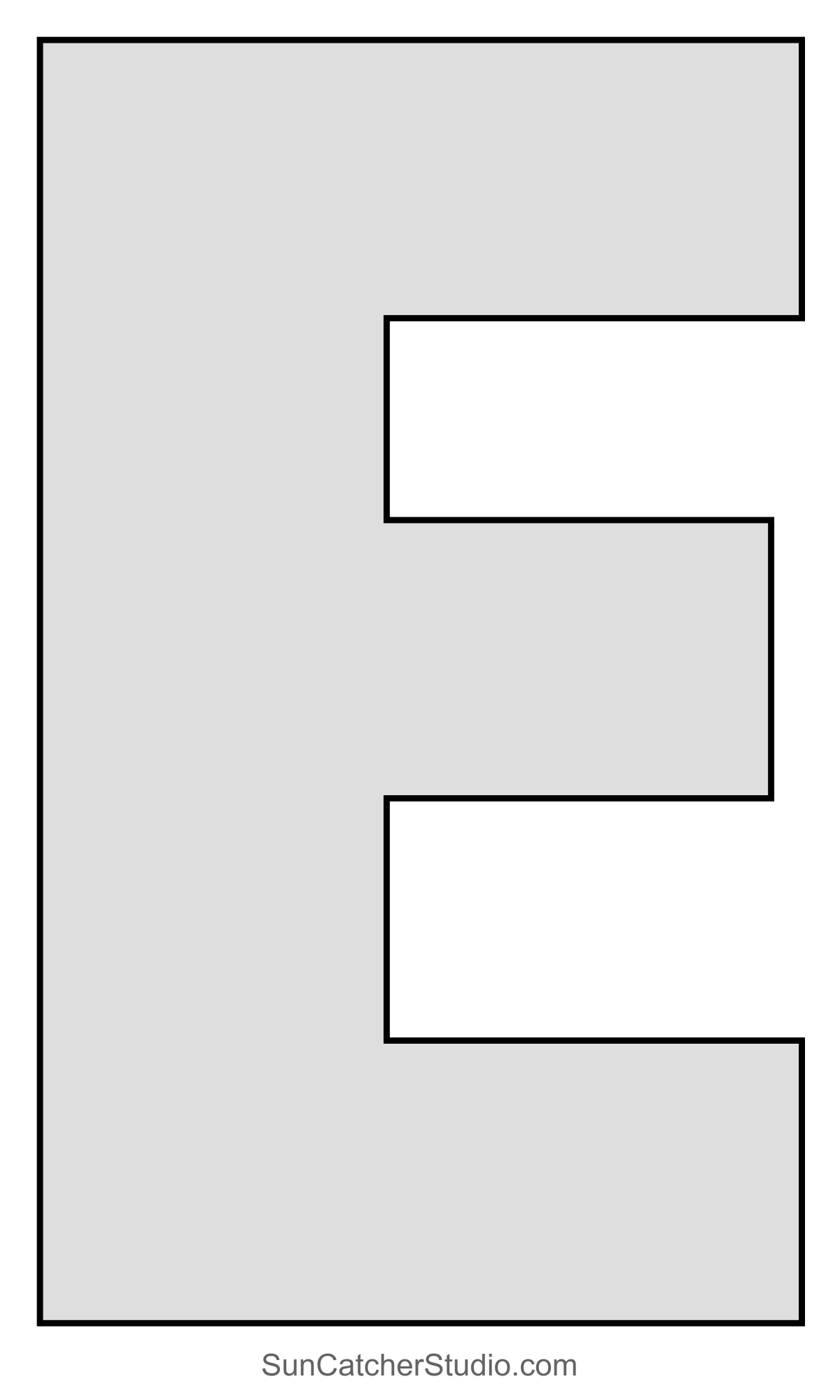 Large Letter Stencils (Printable Alphabet Lettering Font) – Free regarding Free Large Printable Stencils