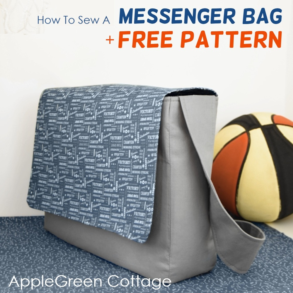 Large Messenger Bag Pattern - Sewing Tutorial within Diy Printable Messenger Bag Pattern
