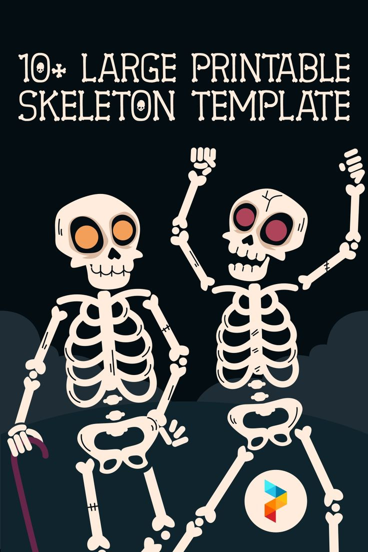 Large Skeleton Template - 20 Free Pdf Printables | Printablee pertaining to Large Skeleton Cut Out Printable