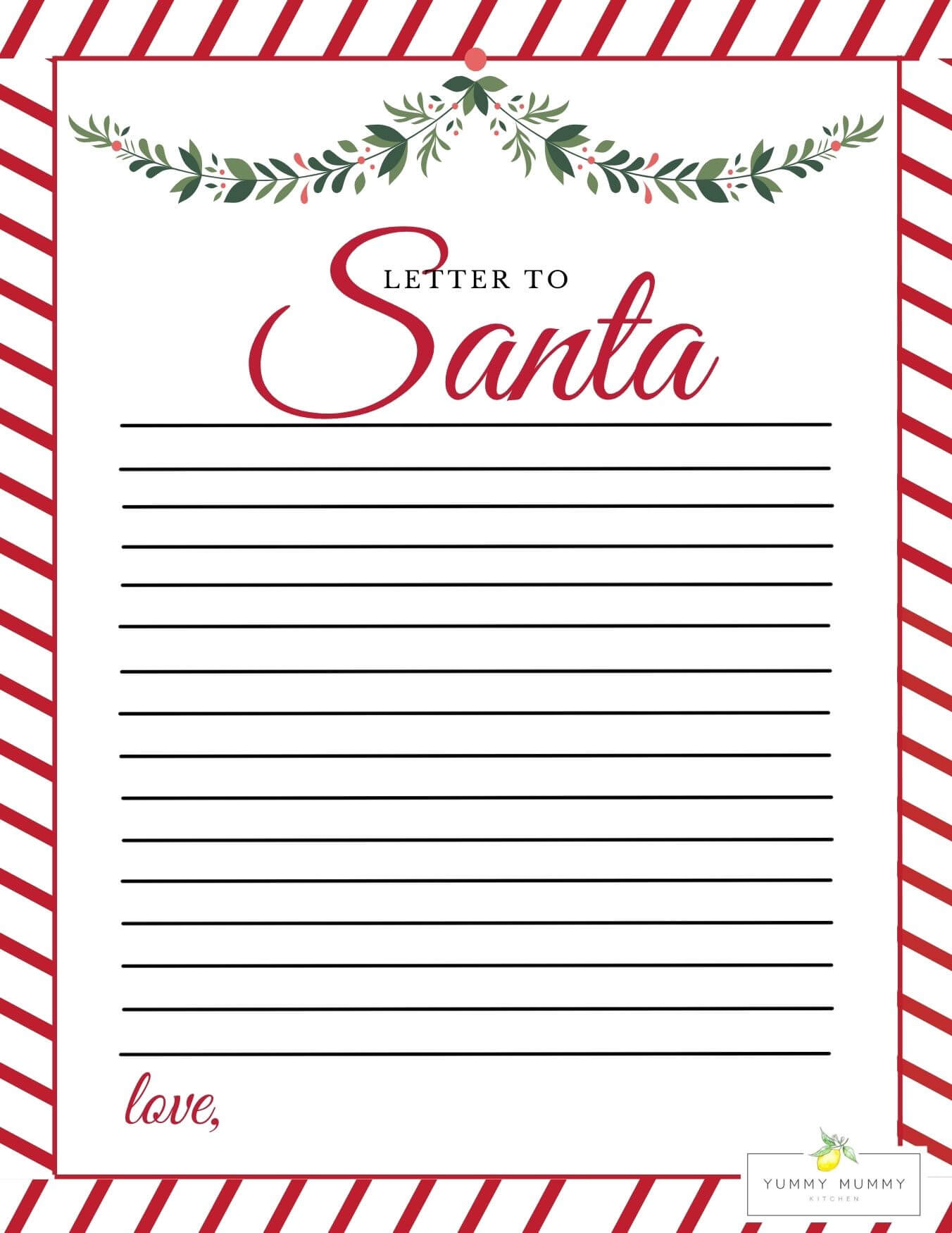 Letter To Santa Template - Free Printable Dear Santa Letters with Free Santa Letter Printable Templates