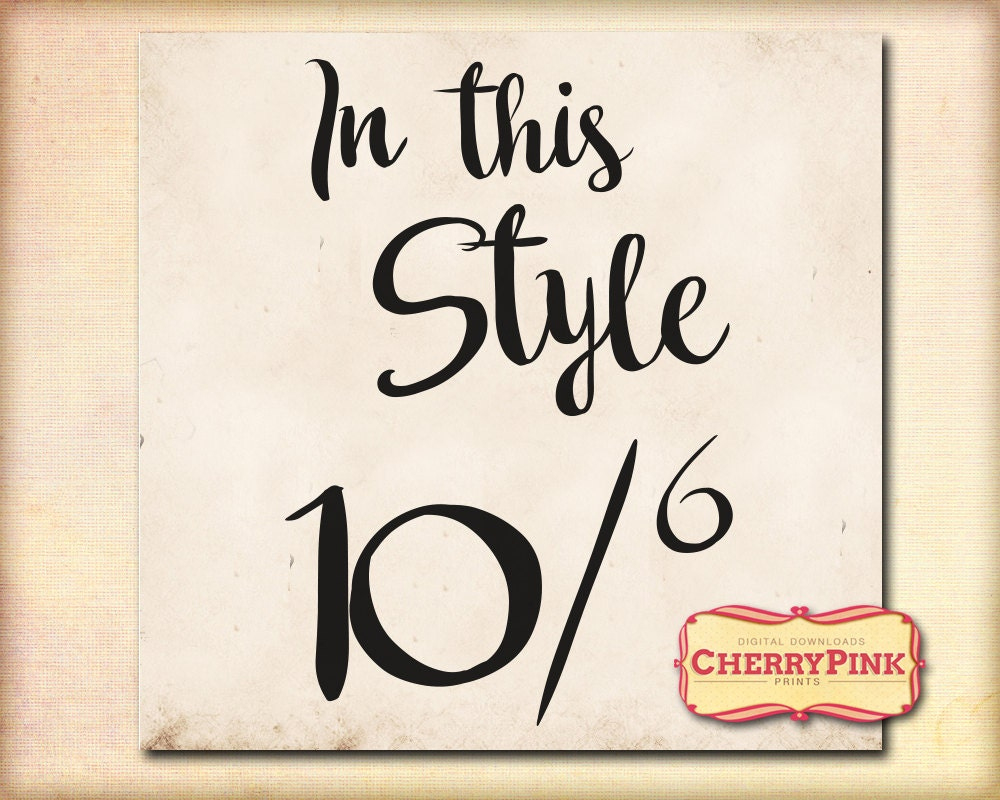 Mad Hatter Hat Sign, 2.5 X 2.25 Inch, Easy To Print Diy Wonderland Party  Decoration, 12 Printable Signs inside Mad Hatter 10 6 Printable