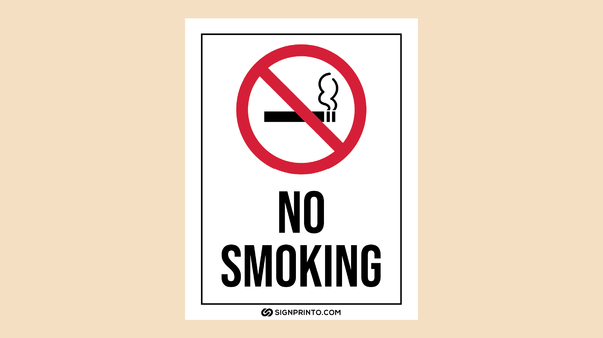 No Smoking Sign-Free Printable Pdf regarding Free Printable No Smoking Signs