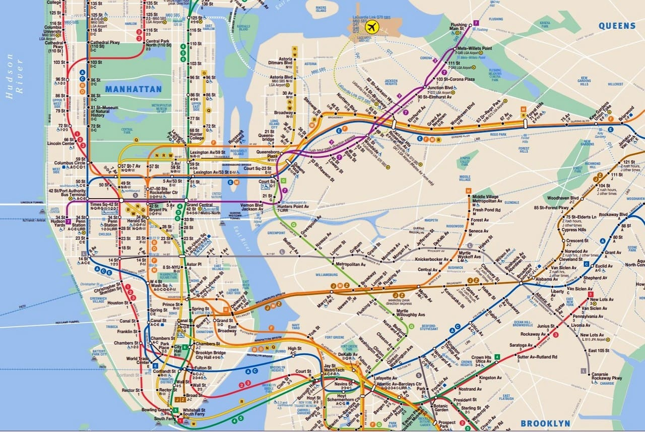 Nyc Subway Map | Apps, Tips, Free Maps, Schedule, Omny inside New York City Subway Map Printable