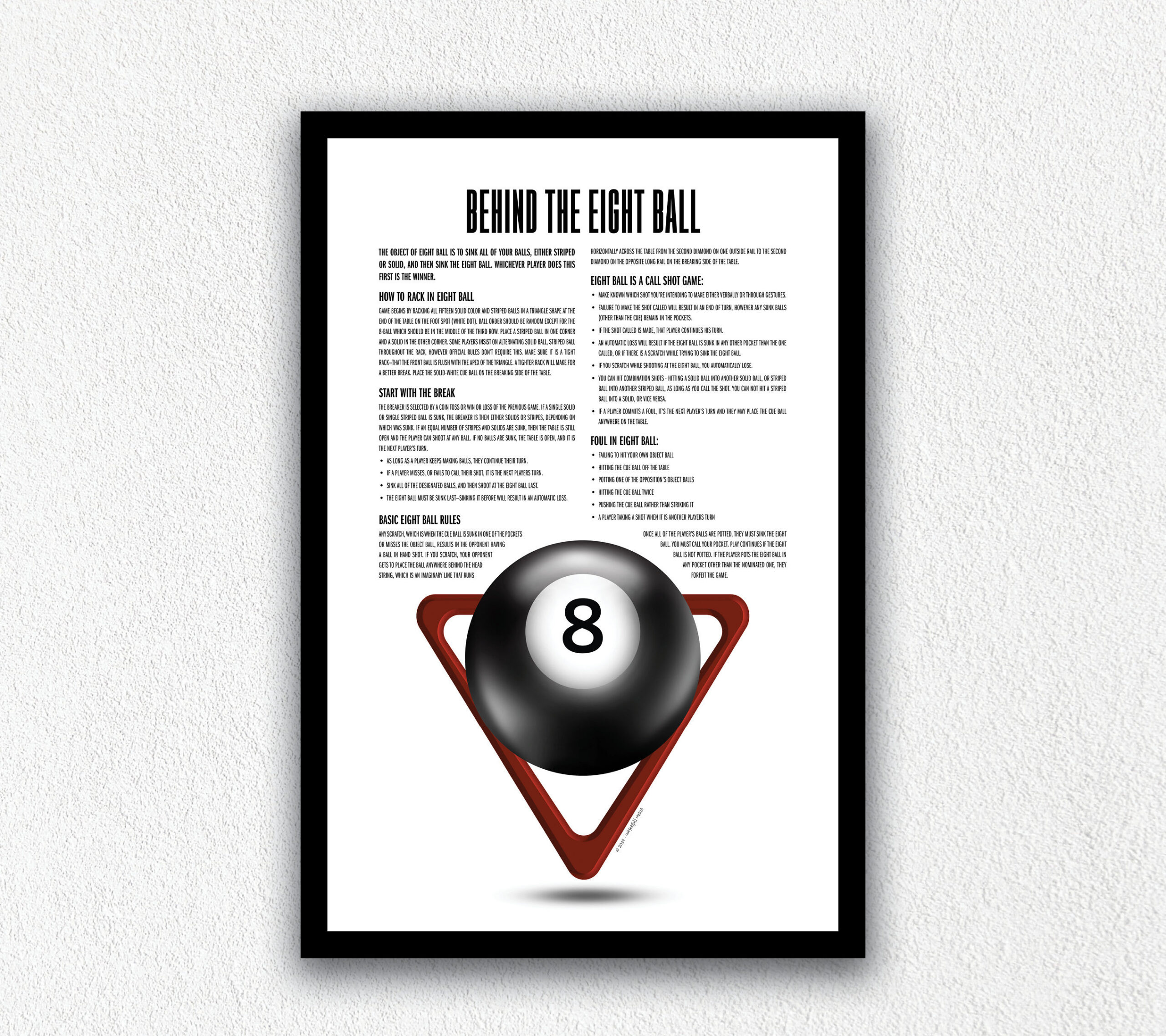 Pool Game Printable| Eight Ball | Rules Of Eight Ball | Billiards regarding 8 Ball Pool Rules Printable
