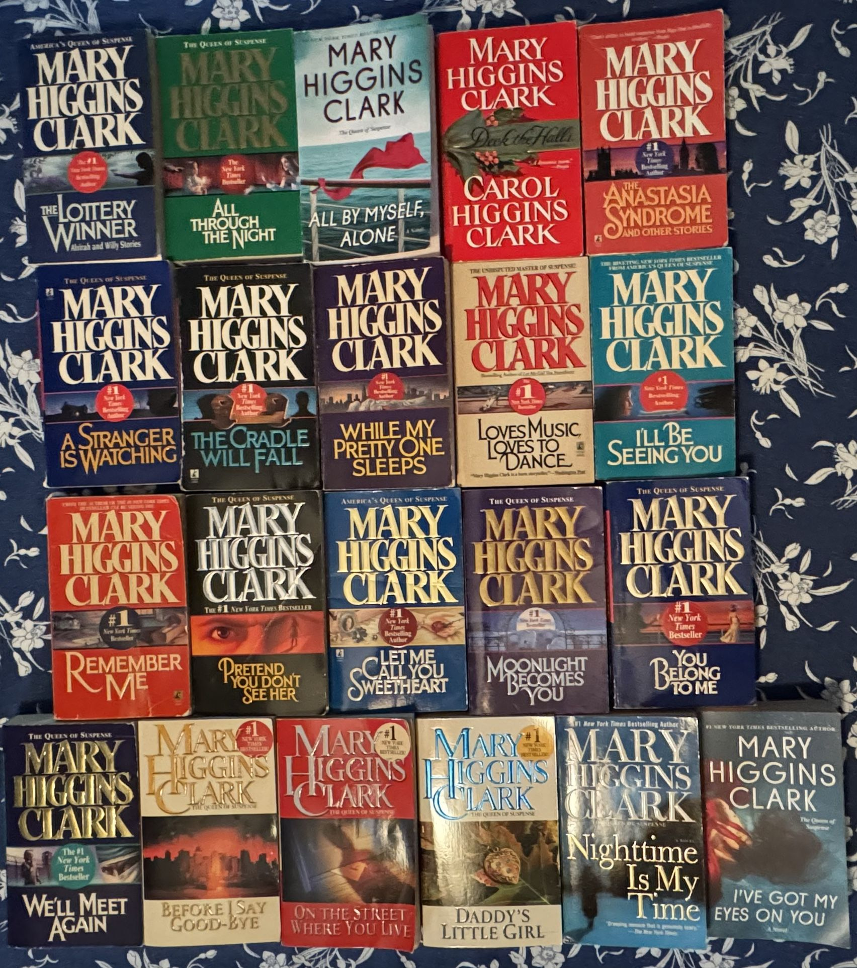 Price Reduced Mary Higgins Clark Books regarding Mary Higgins Clark Books in Order Printable List