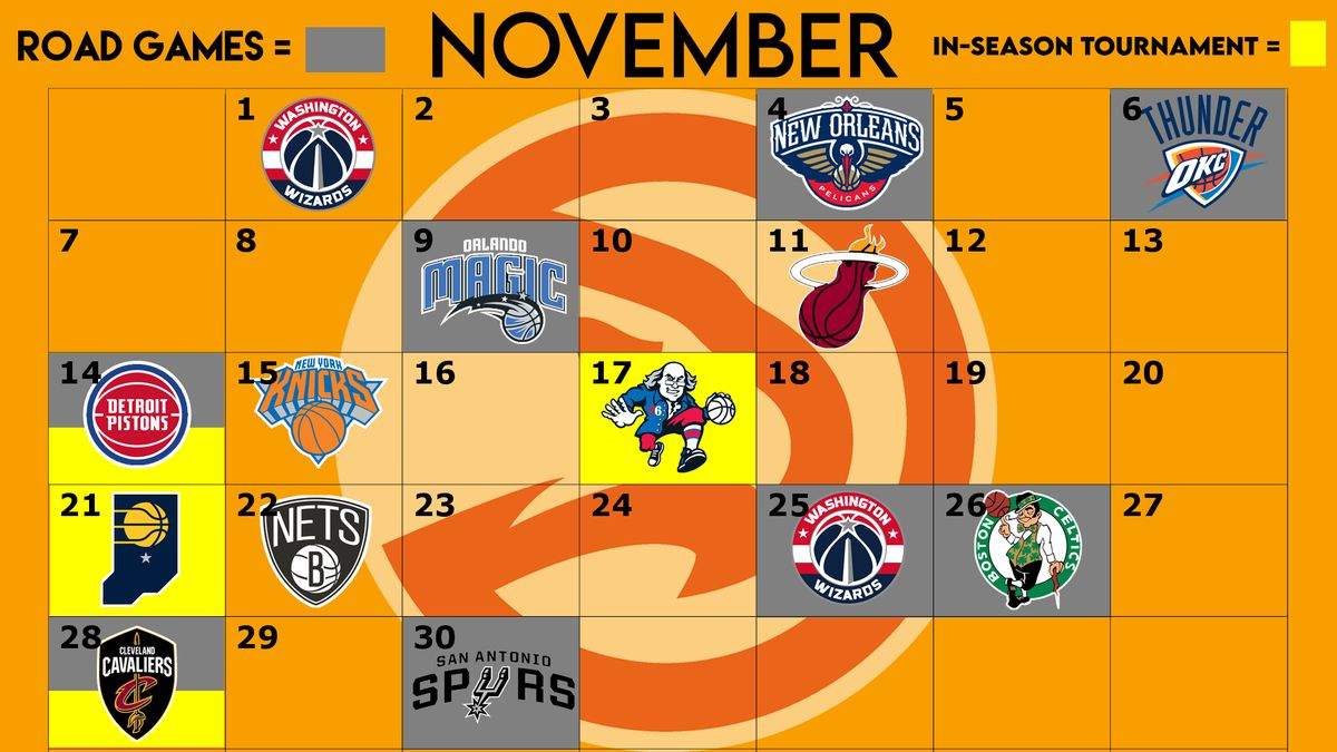 Printable Atlanta Hawks Schedule And Tv Schedule For 2020-21 Nba intended for Atlanta Hawks Schedule 24 25 Printable Free