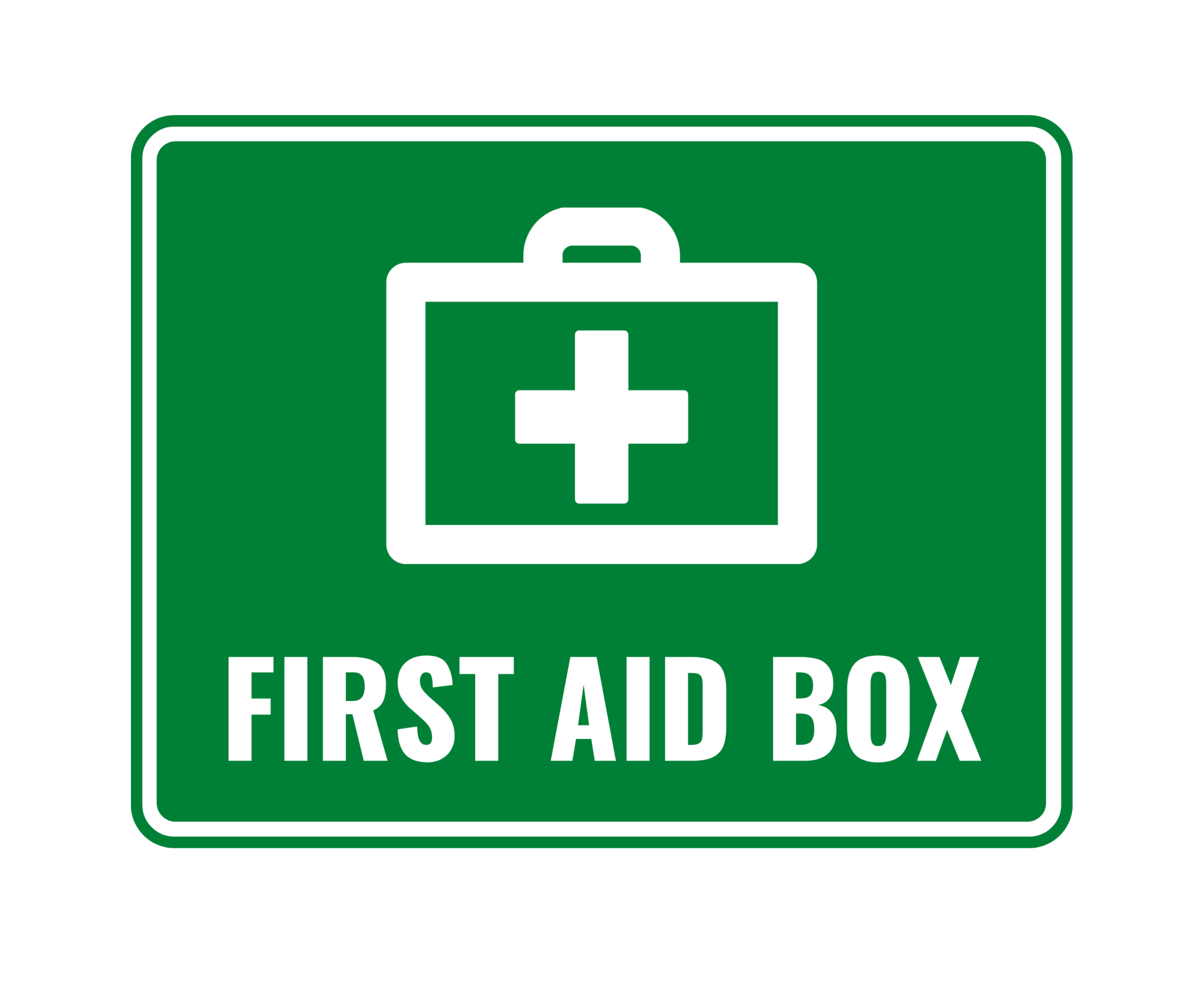 Printable First Aid Box Sign - Printable Party Favors in First Aid Sign Printable