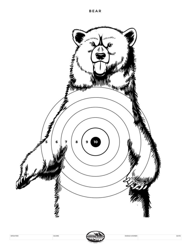 Printable Shooting Targets And Gun Targets • Nssf with Free Targets For Shooting Printable