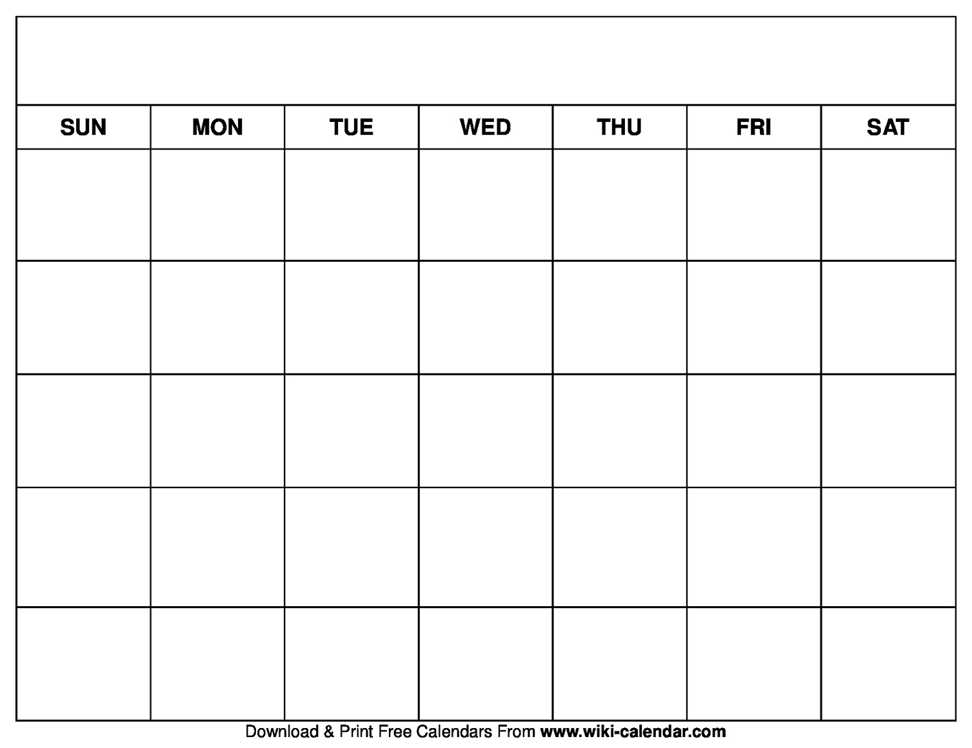 Simple Blank Calendar Templates – Free To Download &amp;amp; Print pertaining to Free Printable Blank Monthly Calendars