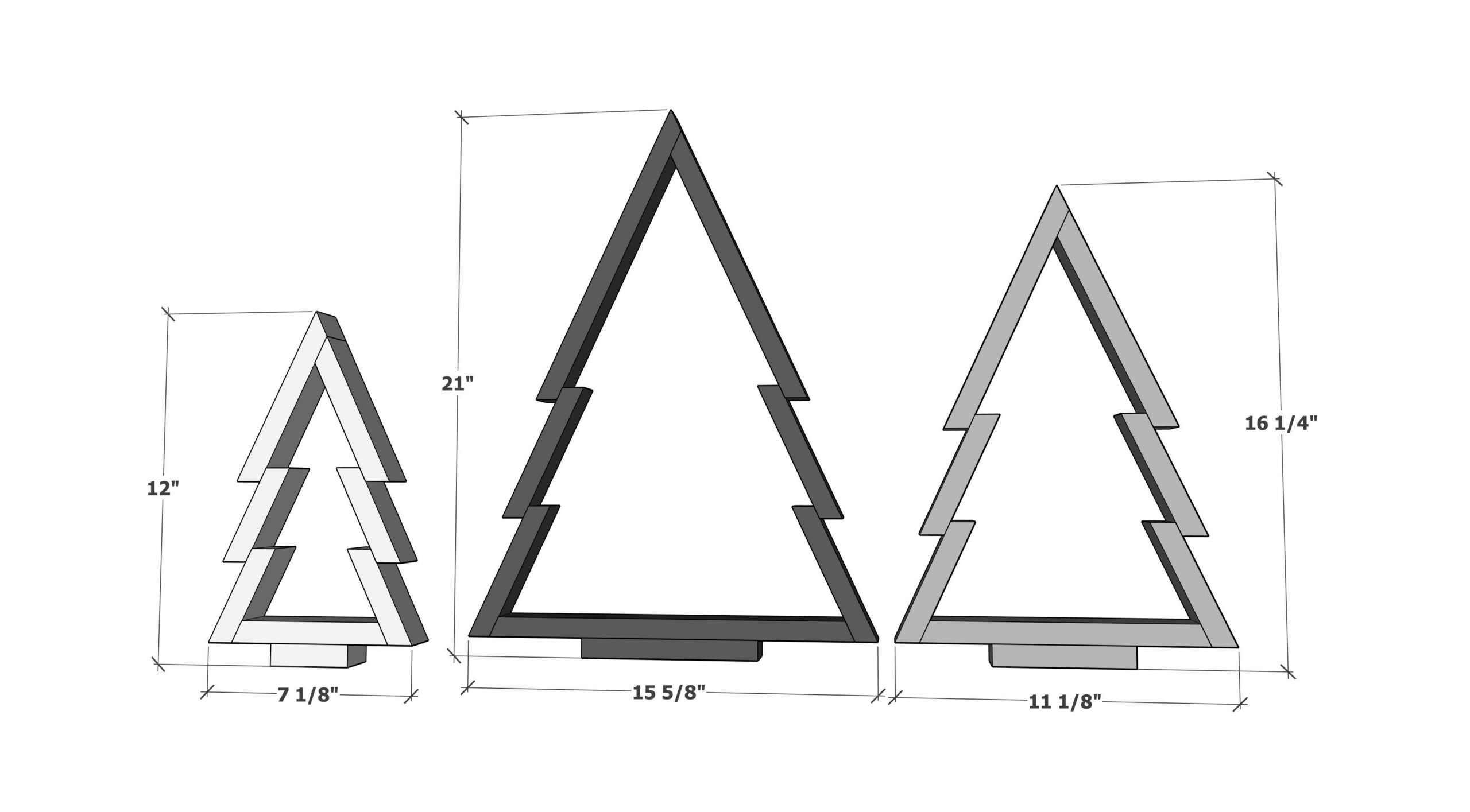 Slotted Christmas Tree Template with regard to Free Printable 2X4 Christmas Tree Plans Free