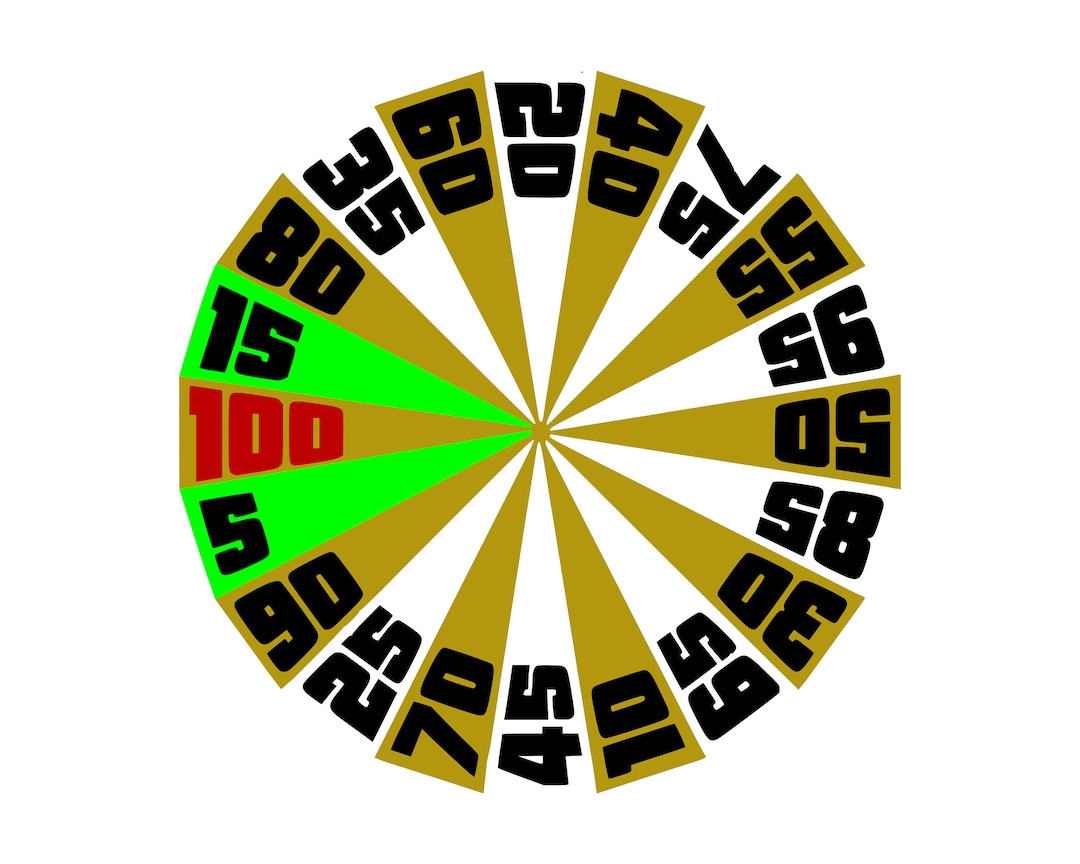The Price Is Right Wheel Svg Png - Etsy regarding Printable Price Is Right Wheel Numbers
