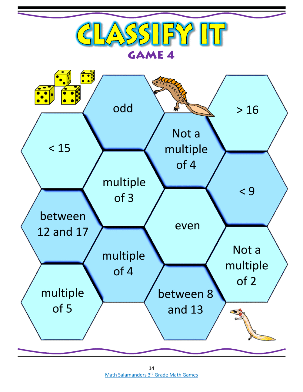 Third Grade Math Games with 3rd Grade Math Games Printable