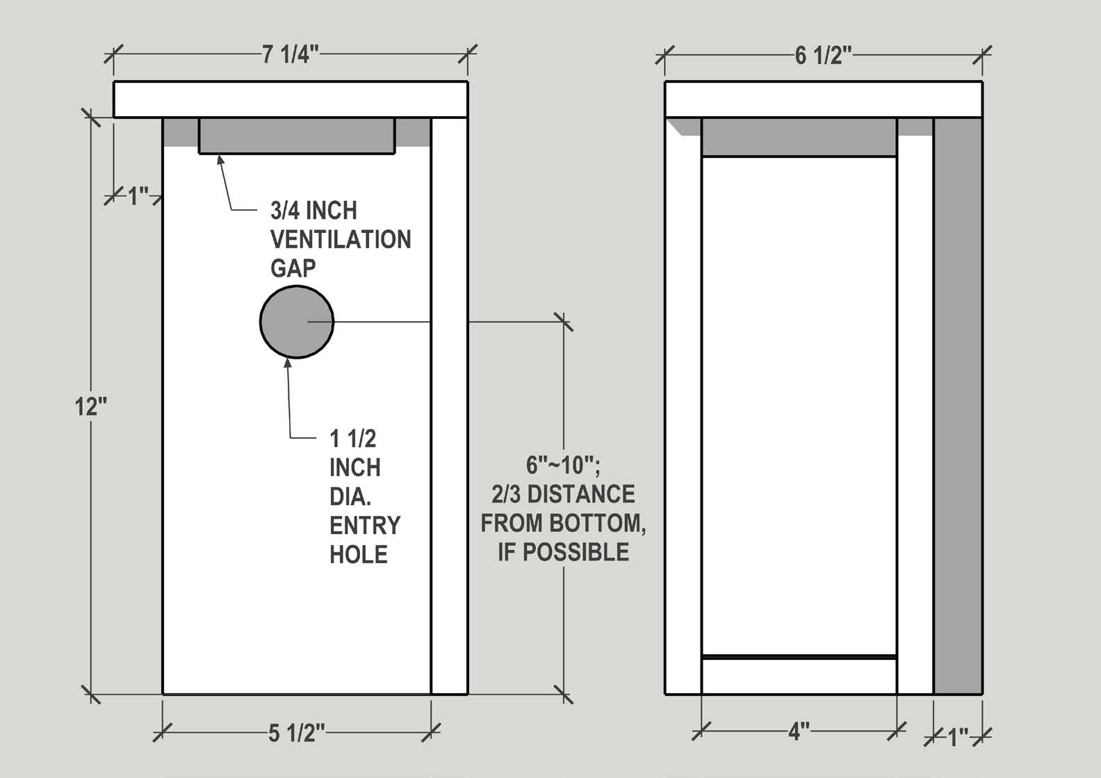 Three Designed Birdhouse Plans For Eastern Bluebirds | Oklahoma with Printable Free Printable Bluebird House Plans