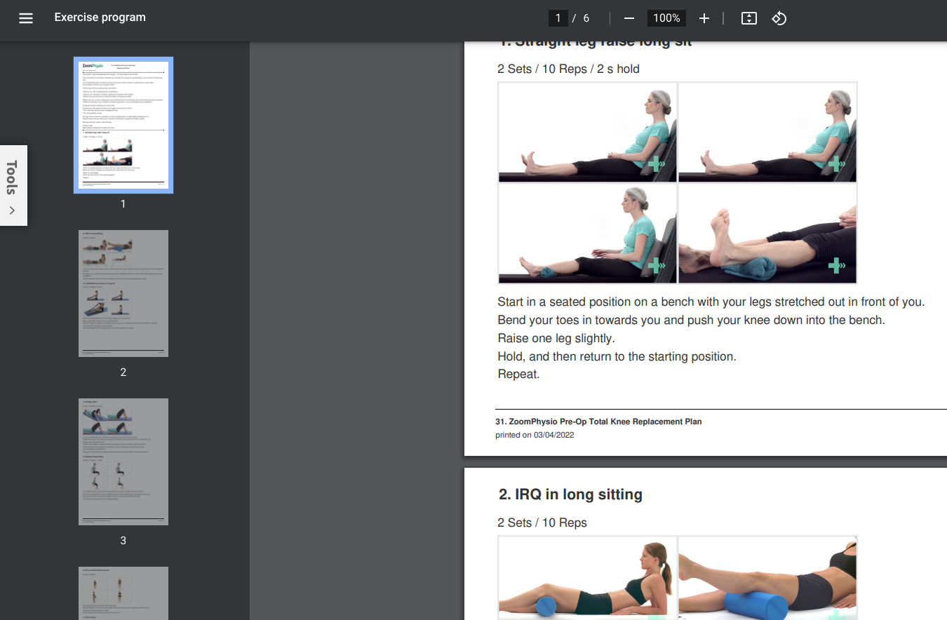 Total Knee Replacement | Zoomphysio inside Printable Total Knee Replacement Exercises Pictures