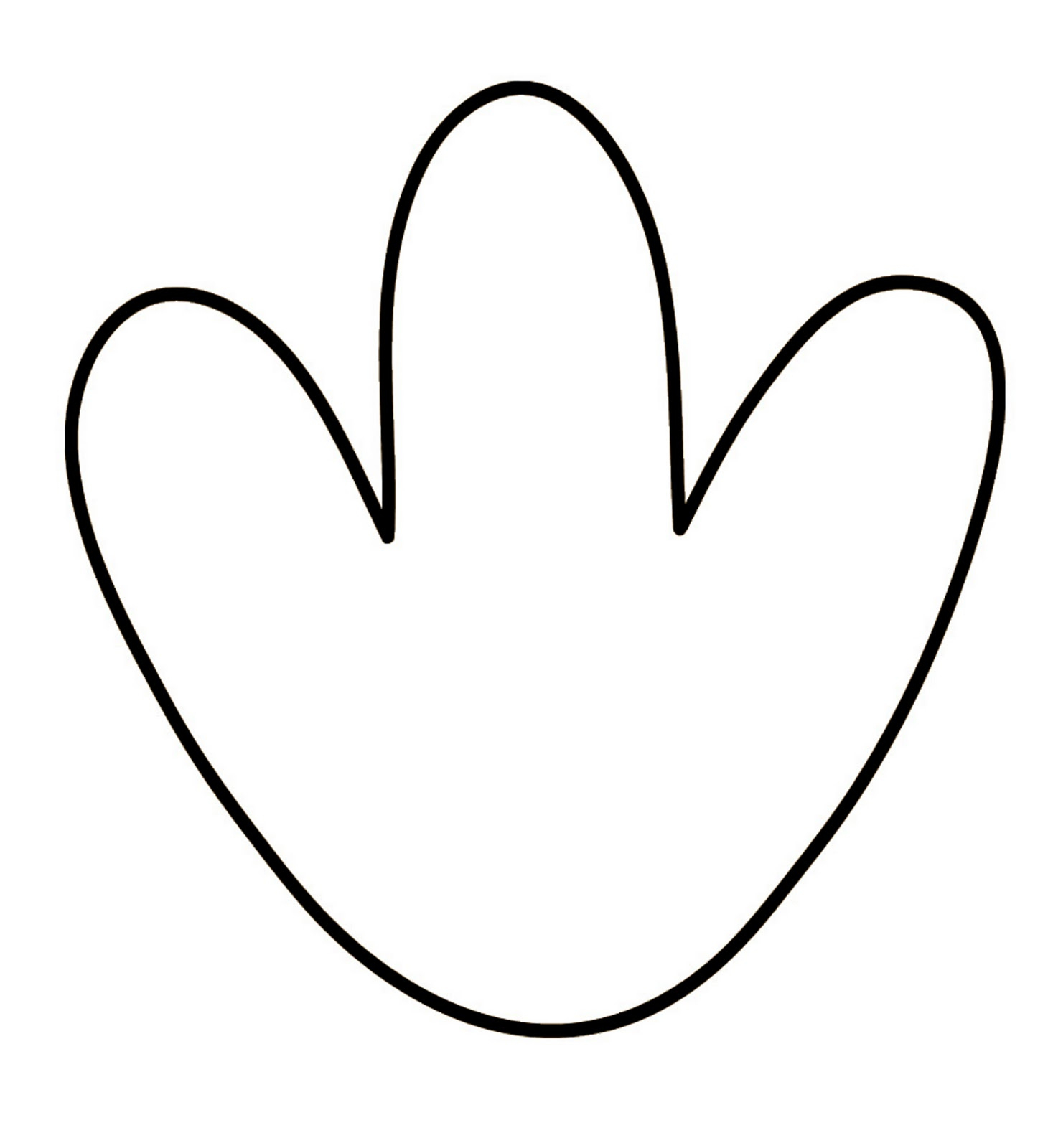 Turkey Feet Template throughout Free Printable Turkey Feet Template