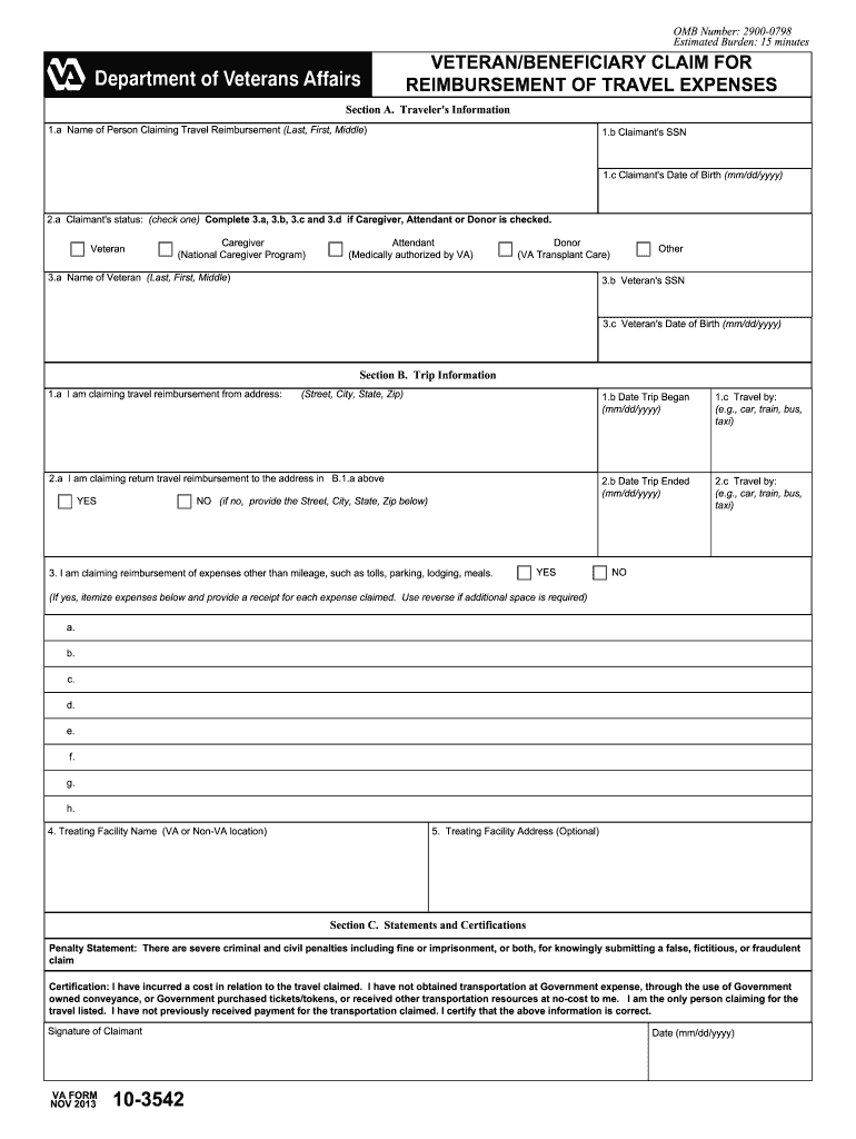Va Form 10 3542: Fill Out &amp;amp; Sign Online | Dochub for Va Form 10 3542 Printable