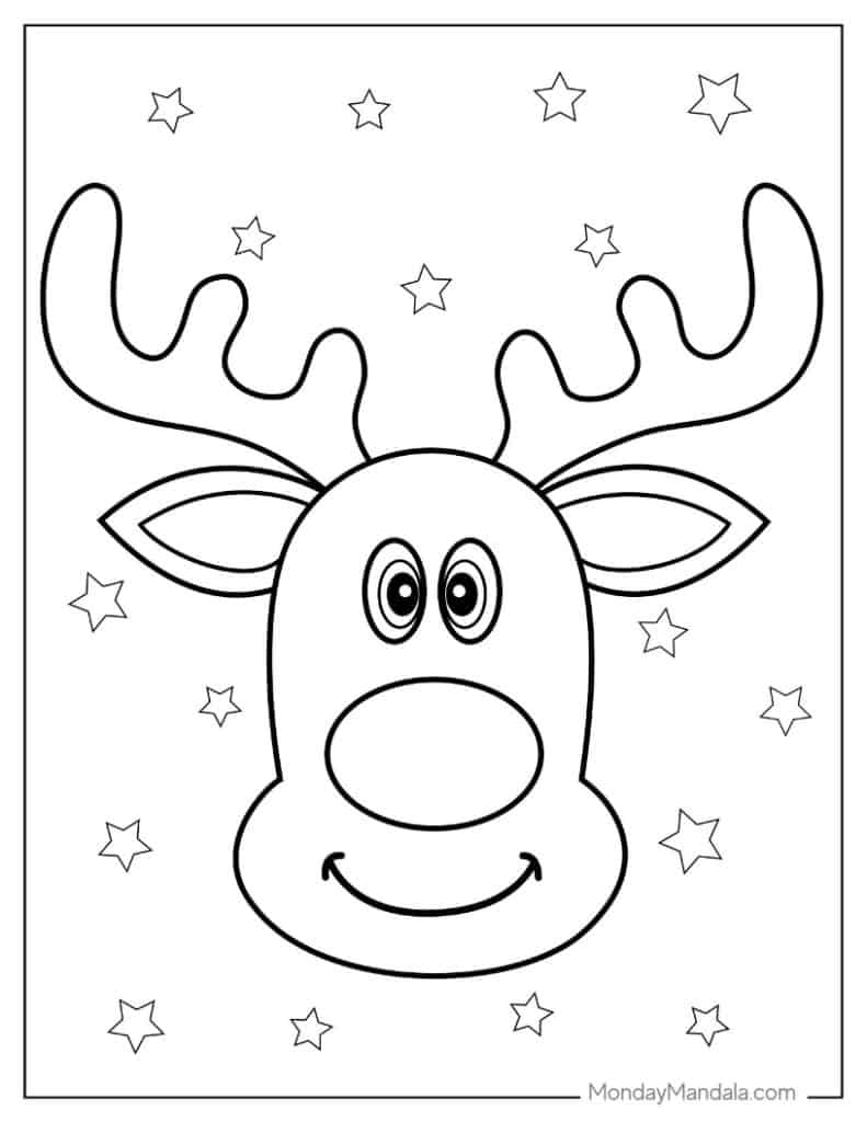 1,000 Christmas Coloring Pages (Free Pdf Printables) throughout Christmas Coloring Pages Printable