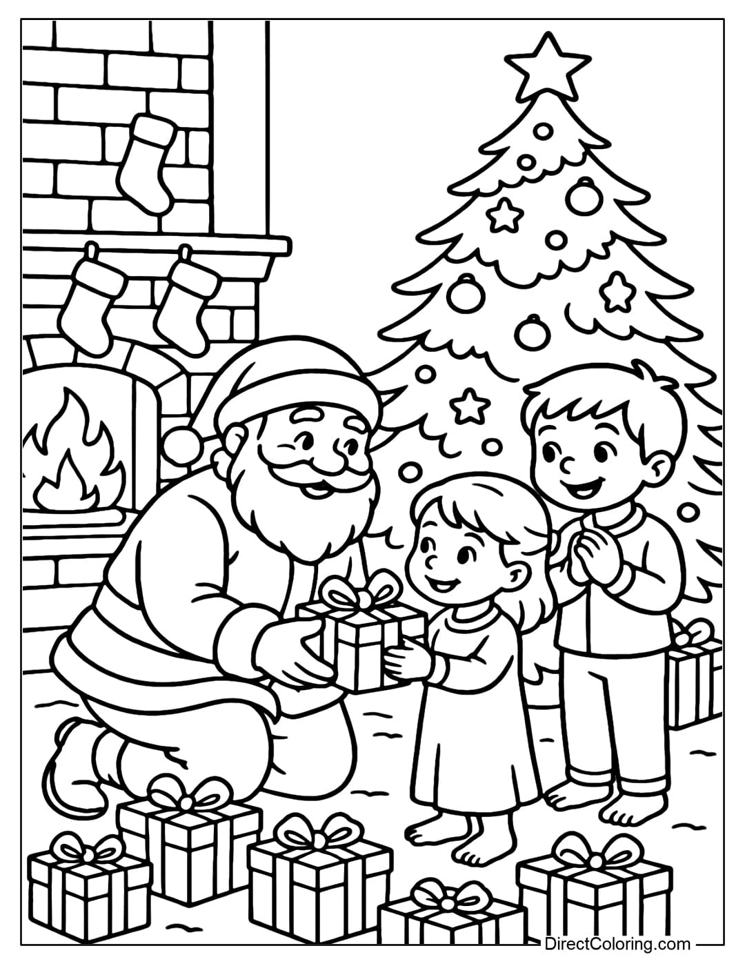 Christmas Coloring Pages - Free Pdf To Download And Print in Christmas Colouring Pages Printable
