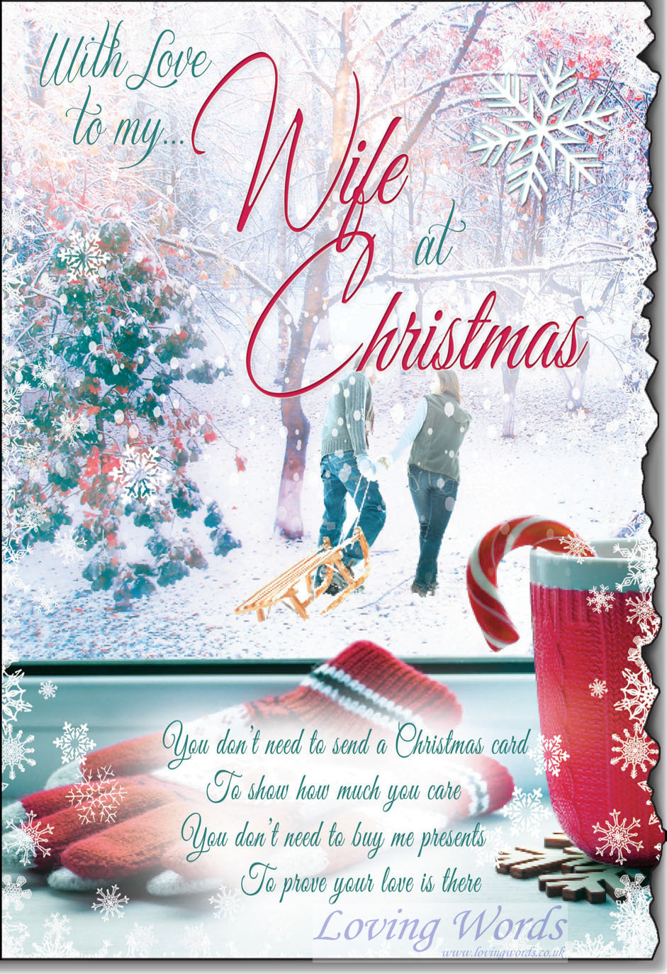Christmas For My Wife Printable Christmas Cards For Wife Pastor with regard to Printable Christmas Card For Wife With Love