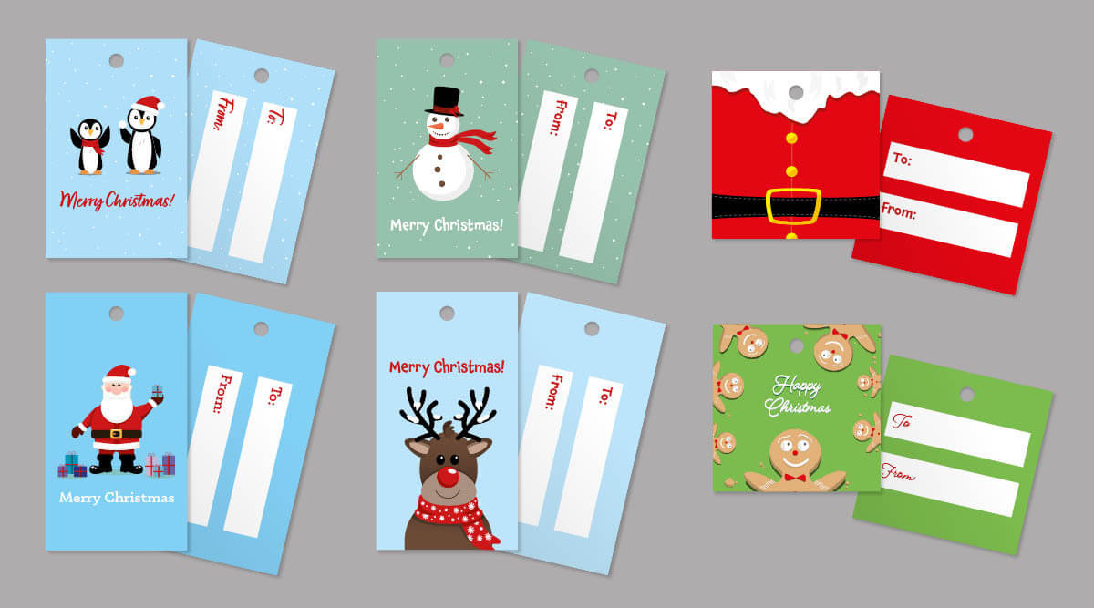 Christmas Gift Tags | Designs For Kids | Digital Printing Ie with regard to Printable Christmas Gift Tags For Kids