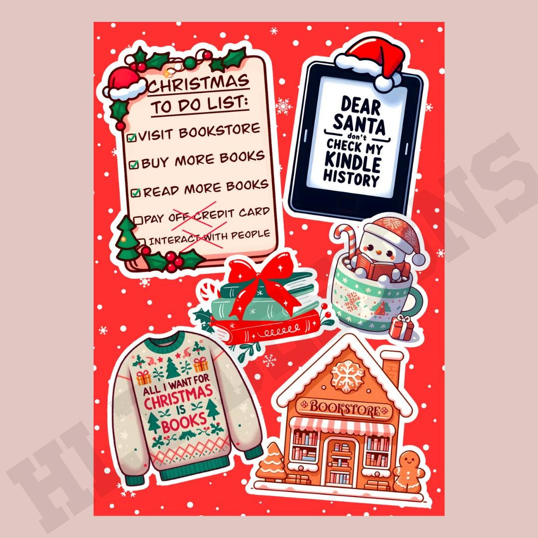 Christmas Kindle Insert For Clear Case, Kindle Cover, Printable for Kindle Gift Card Printable Christmas