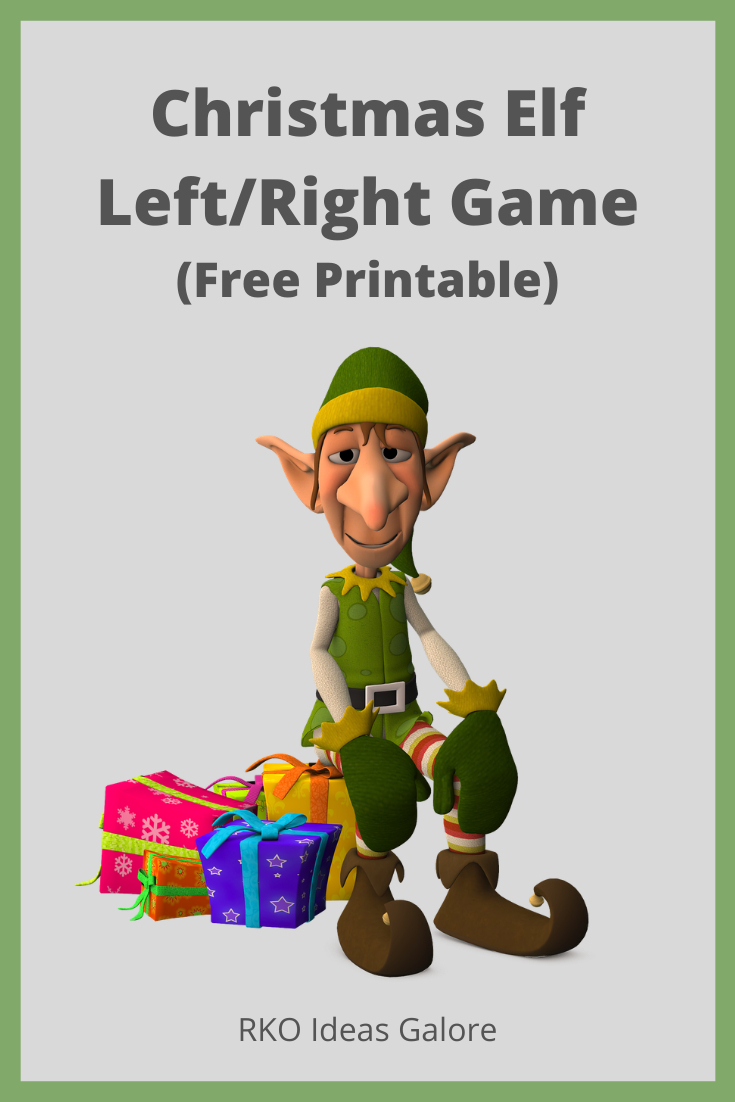 Christmas Left Right Game (Elf Theme) - Rko Ideas Galorekaren with regard to Left Right Elf Christmas Game Printable Free