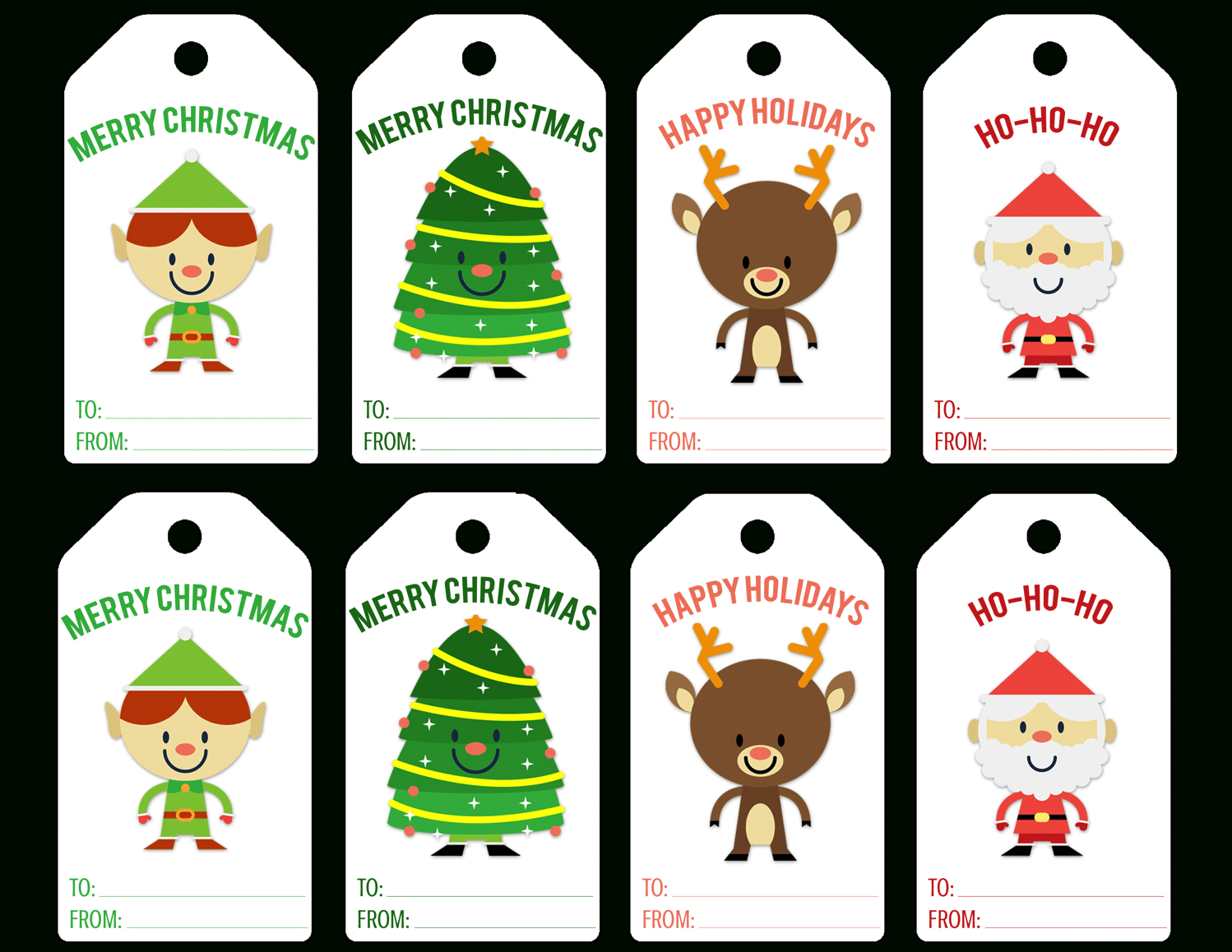Christmas Printable Gift Tags - Printable Party Favors with regard to Pdf Printable Christmas Tags