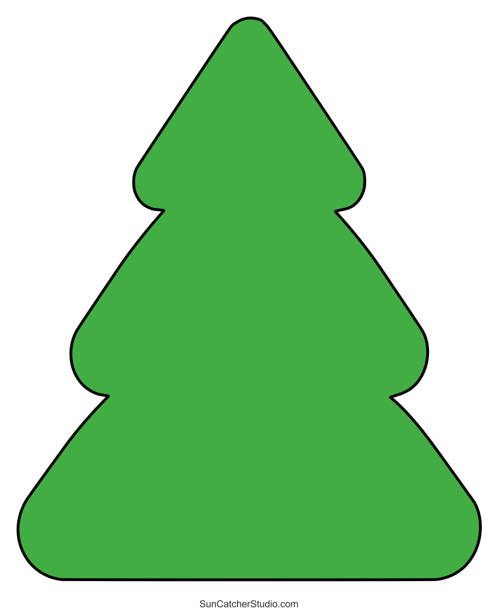 Christmas Tree Templates And Stencils (Free Printable Patterns regarding Christmas Tree Printable