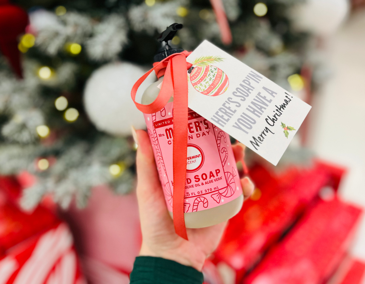 Diy Christmas Hostess Gifts | Soaps With Free Printable Gift Tags with regard to Hand Soap Christmas Gift Tags Free Printable
