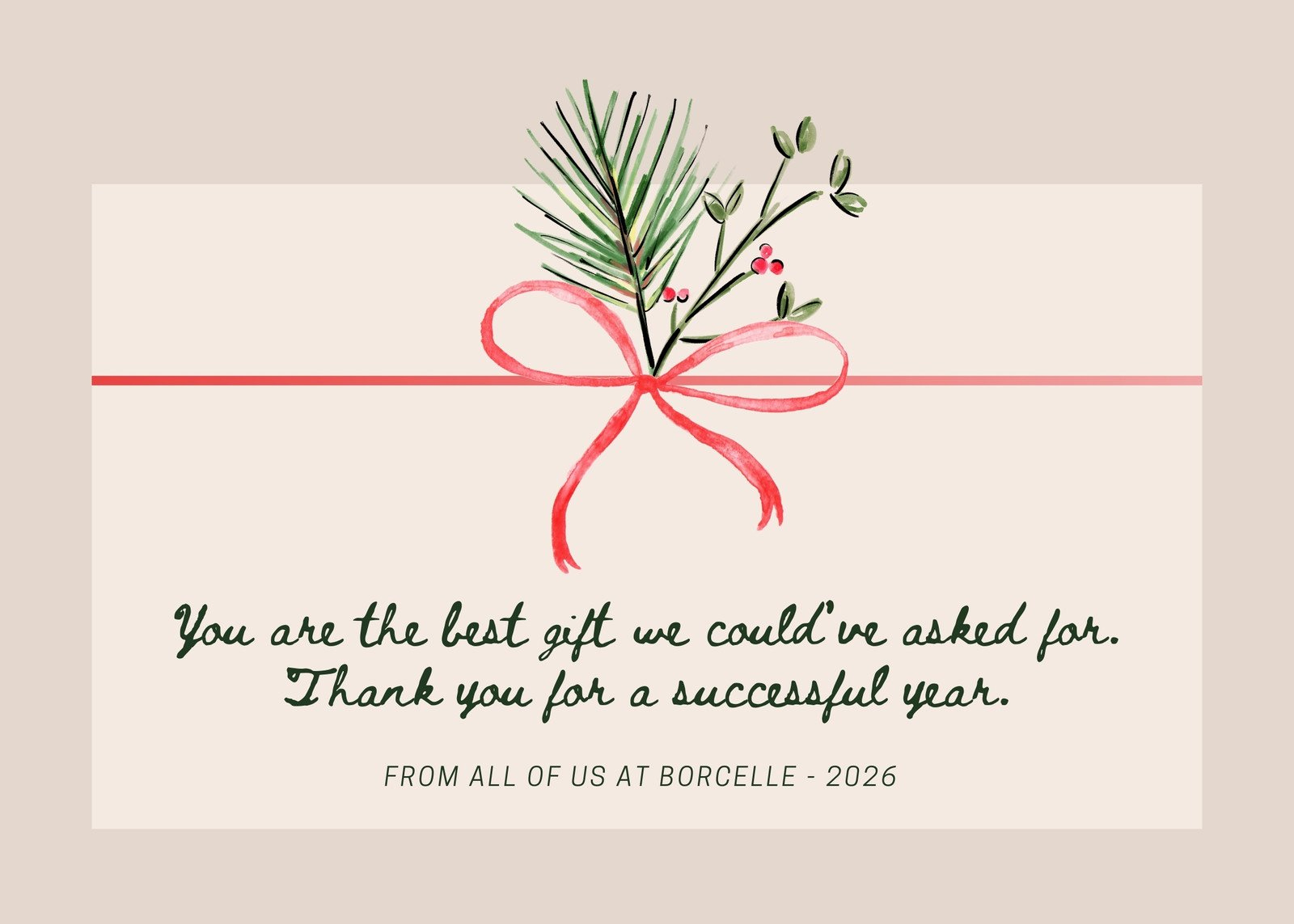 Free Printable Business Holiday Card Templates | Canva in Printable Christmas Card Messages