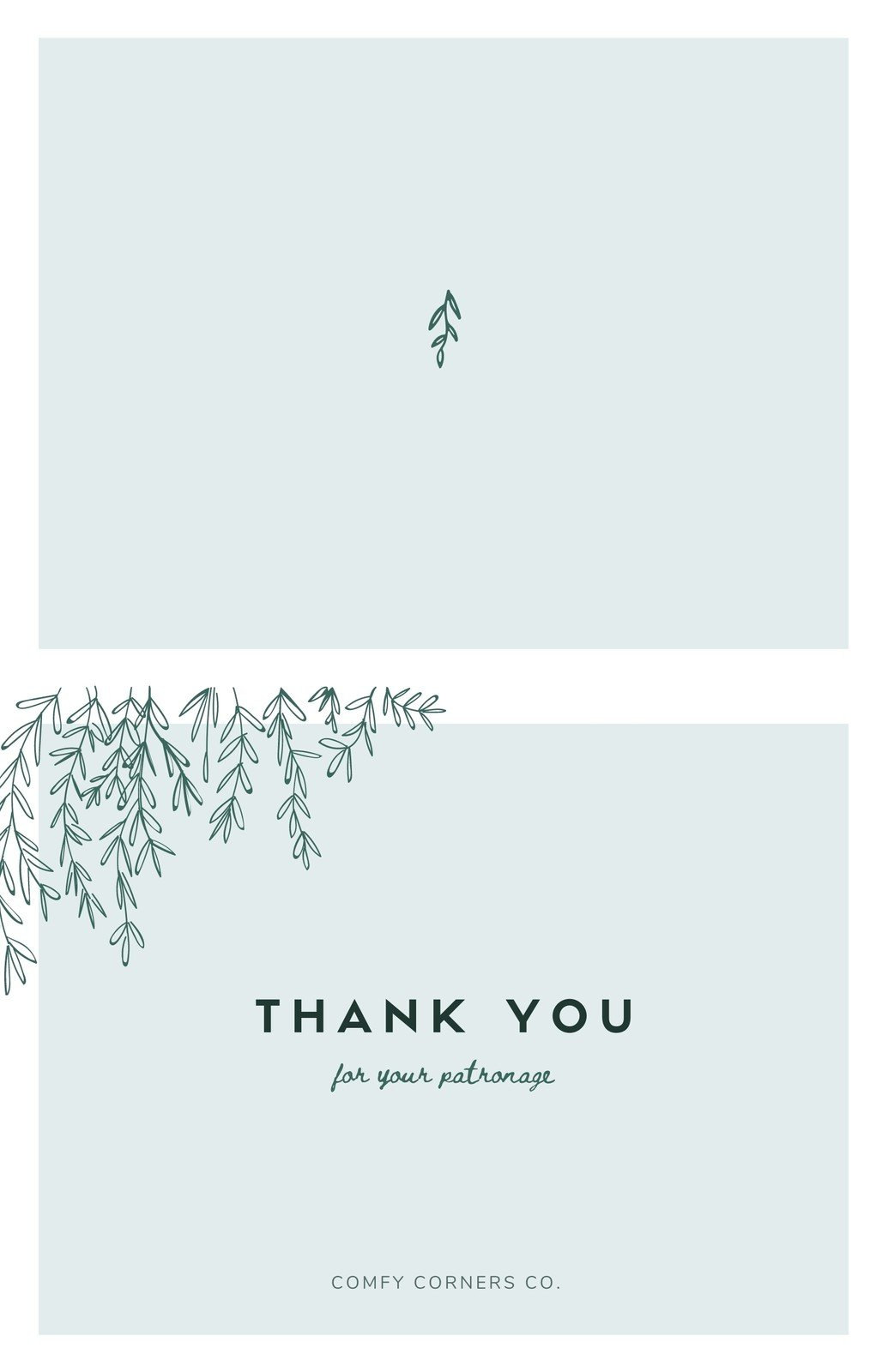 Free Printable, Customizable Folded Note Card Templates | Canva with regard to Thank You Cards Printable Free Foldable