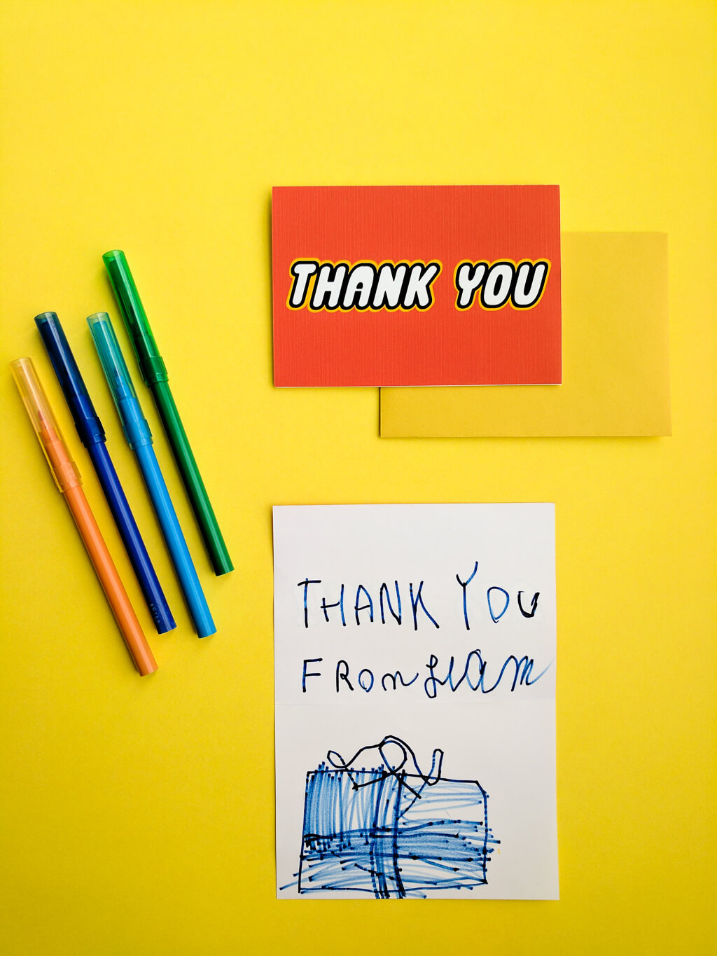 Free Printable Lego®-Inspired Thank You Cards For A Lego Birthday inside Lego Thank You Cards Printable Free