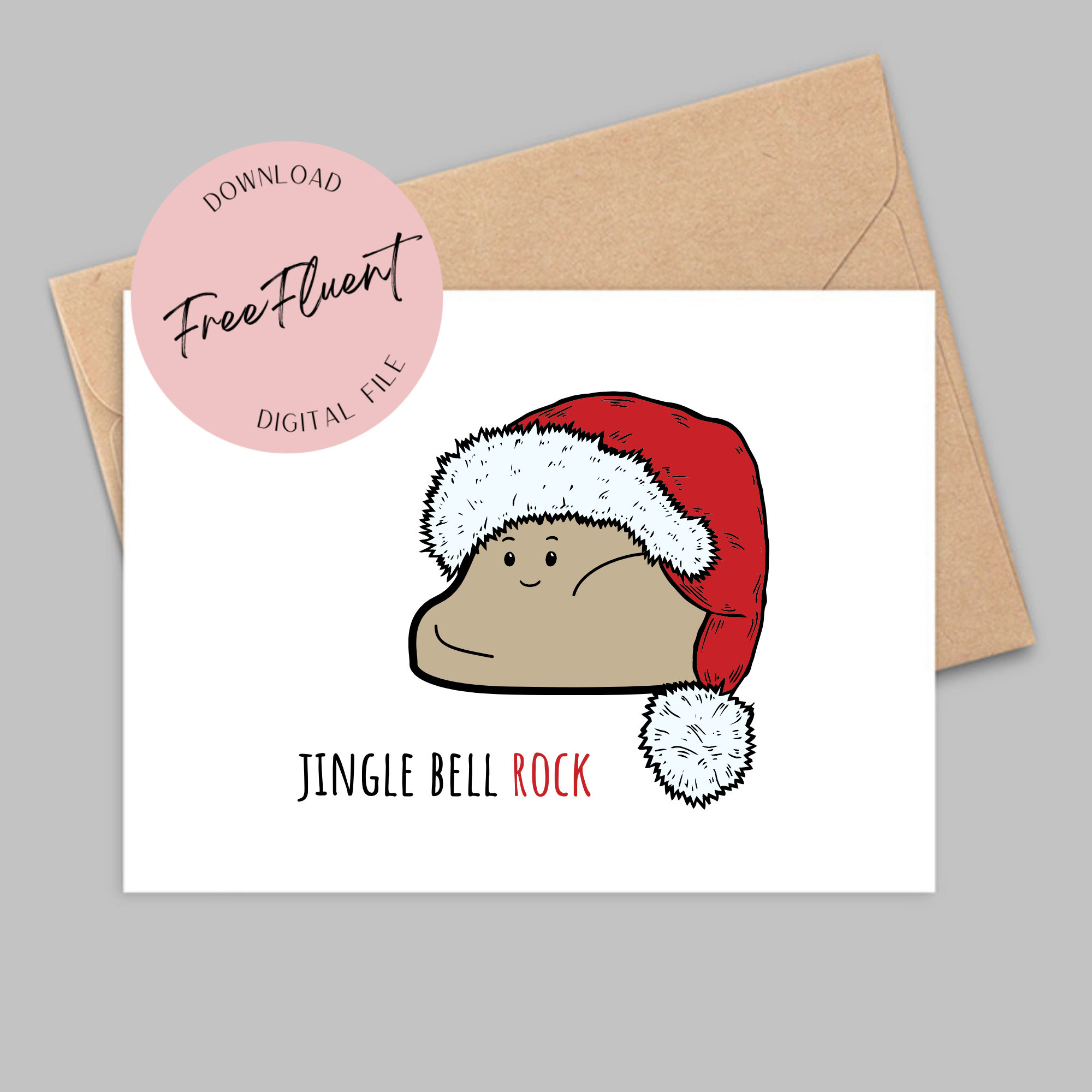 Funny Christmas Card Printable, Christmas Greeting Card, Digital within Free Printable Christmas Card Funny