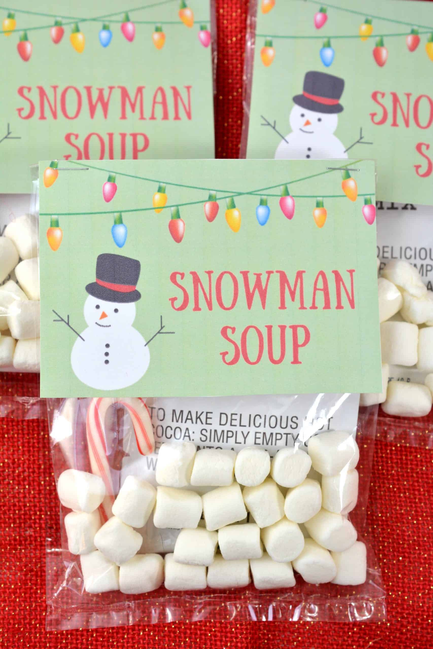 Homemade Holiday Gift Idea: Snowman Soup With Free Printable within Snowman Soup Printable Free