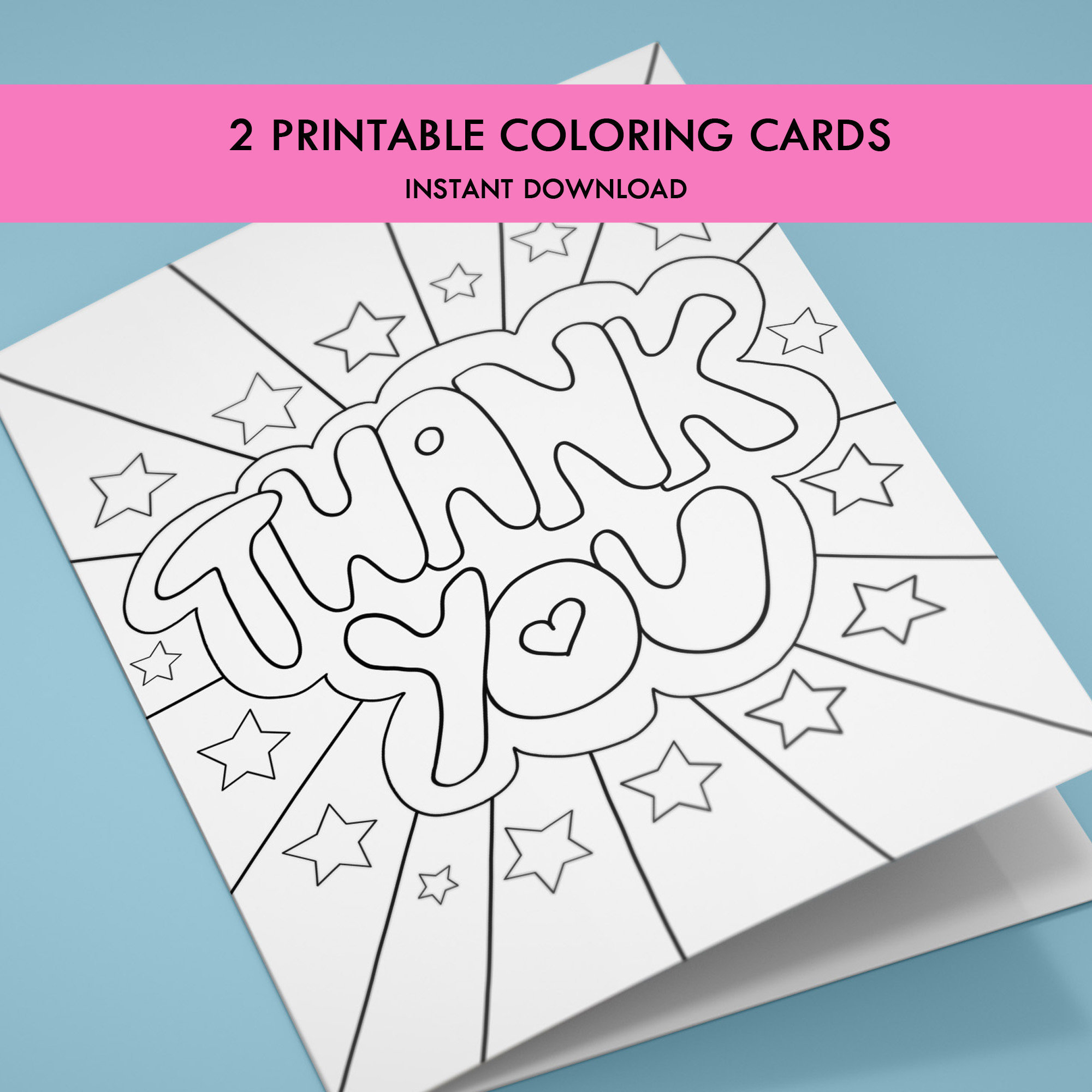 Printable Coloring Thank You Cards For Kids, Kids&amp;#039; Thank You pertaining to Thank You Cards Printable For Kids