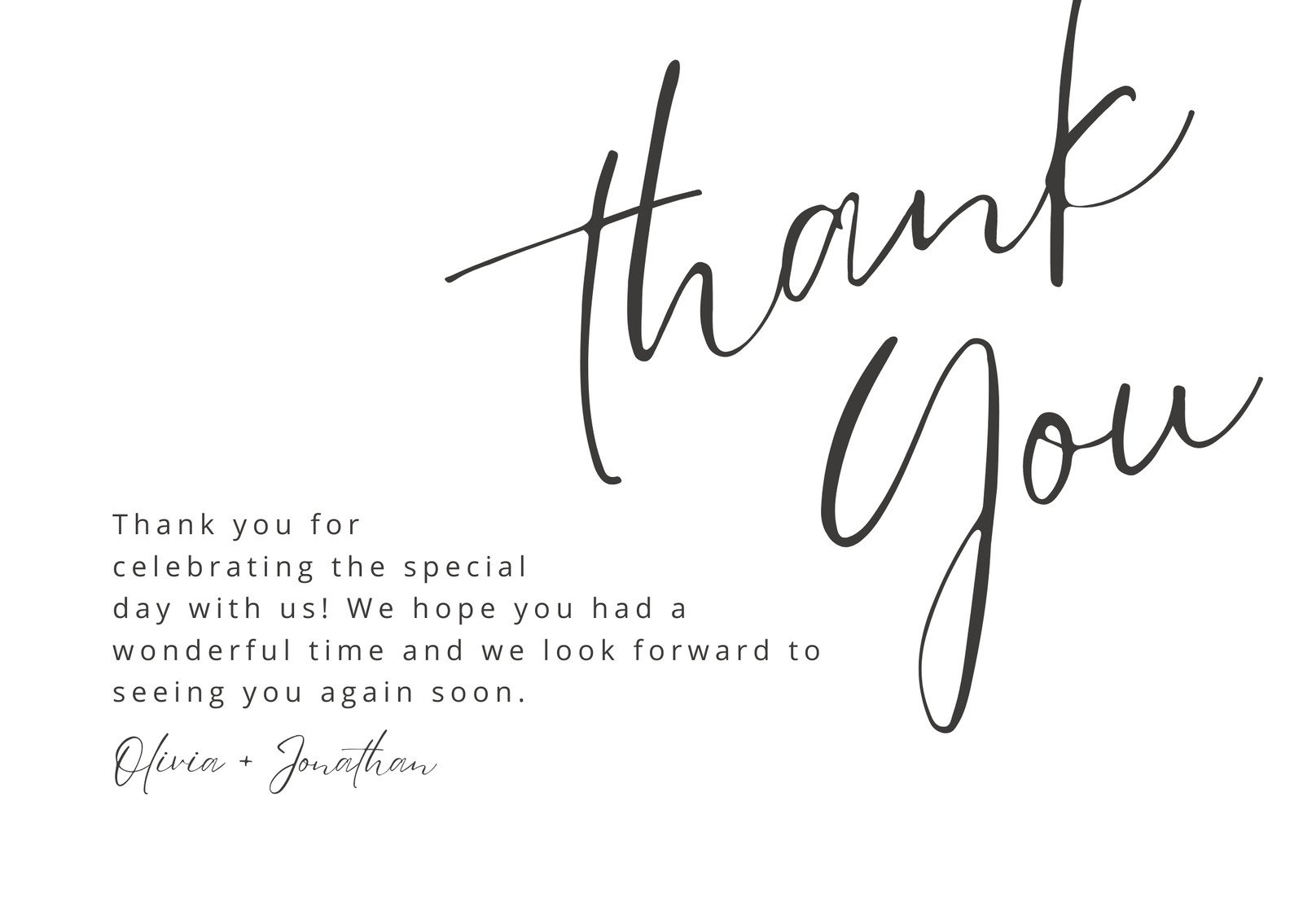 Printable, Customizable Thank You Card Templates | Canva for Thank You Card Template Word