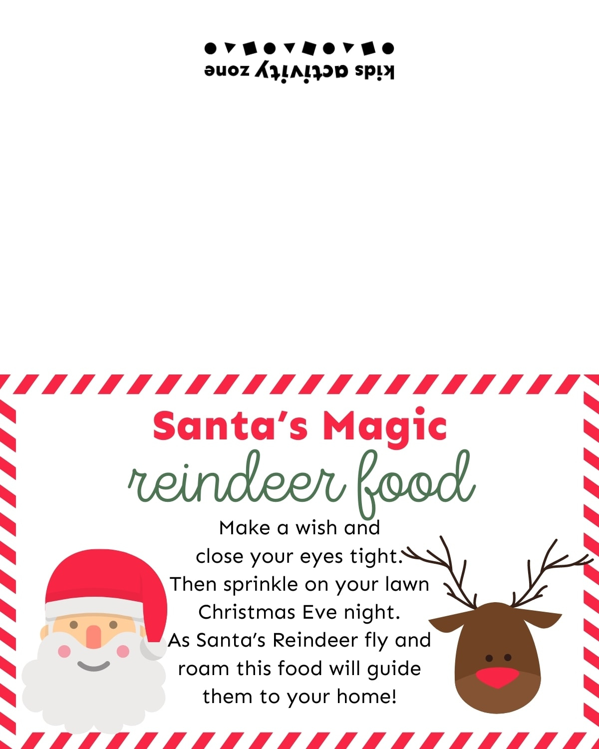 Reindeer Food - Kids Activity Zone throughout How to Make Reindeer Food Printable