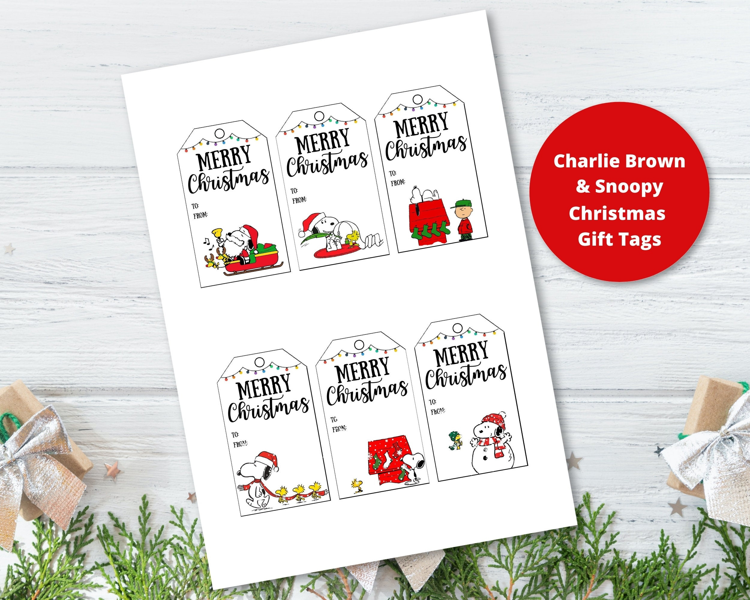 Snoopy Gift Tags Christmas - 60+ Gift Ideas For 2025 pertaining to Printable Christmas Tags Snoopy